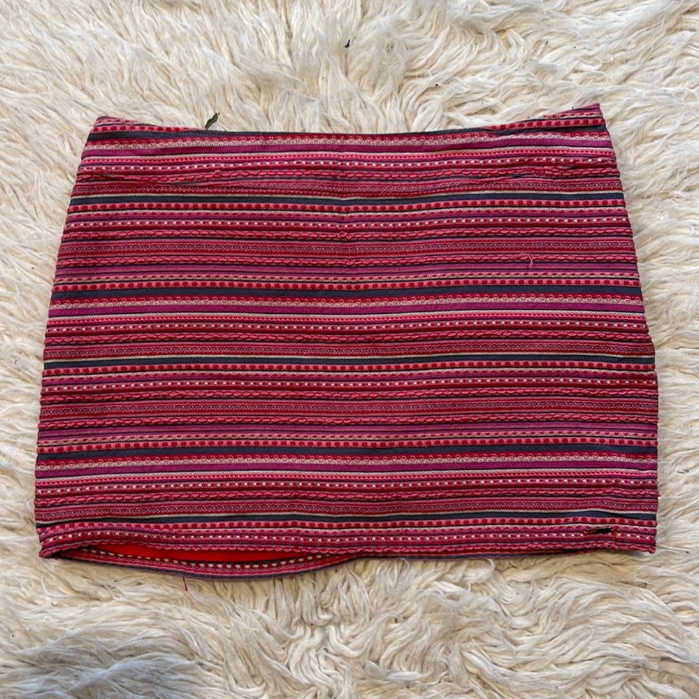 Hollister Cotton Tribal Mini Skirt size 5